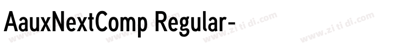 AauxNextComp Regular字体转换